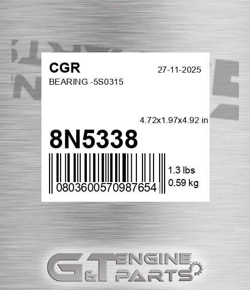 8N5338 Bearing -5s0315