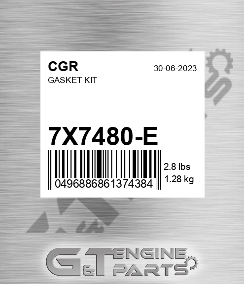 7X7480-E CGR Gasket Kit