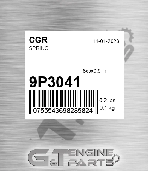9P3041 CGR Spring