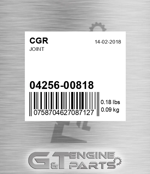 04256-00818 Joint