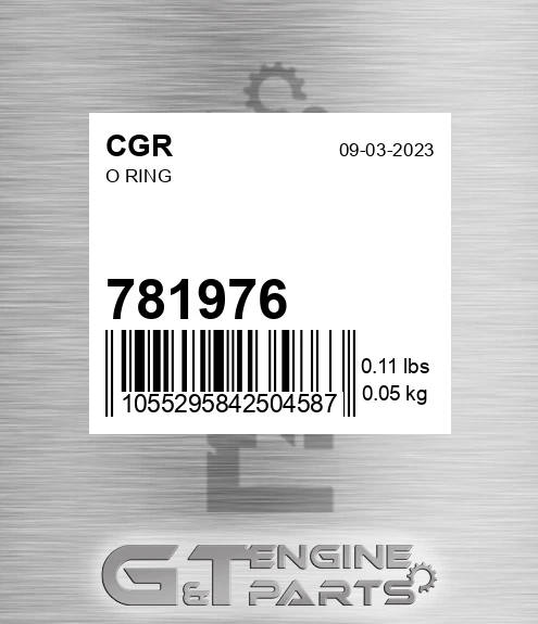 781976 O Ring