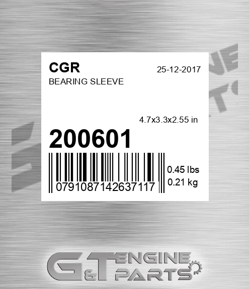 200601 Bearing Sleeve