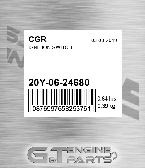 20Y-06-24680 Ignition Switch for CGR