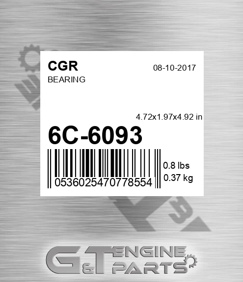 6C-6093 CGR Bearing