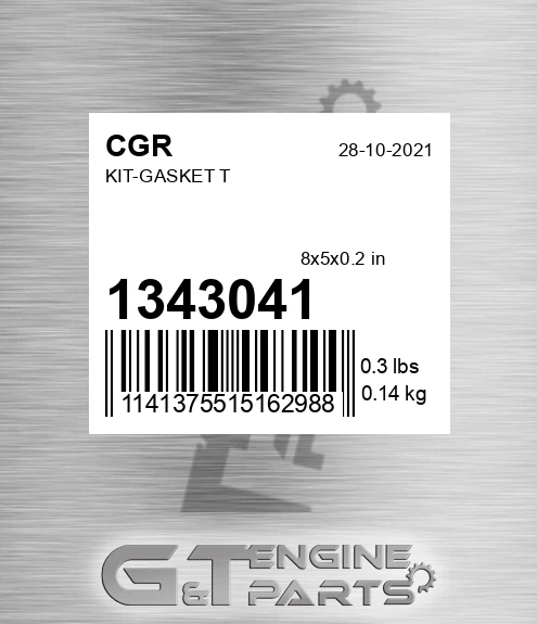 1343041 Kit-gasket T
