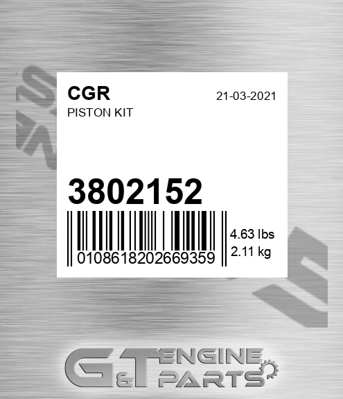 3802152 Piston Kit