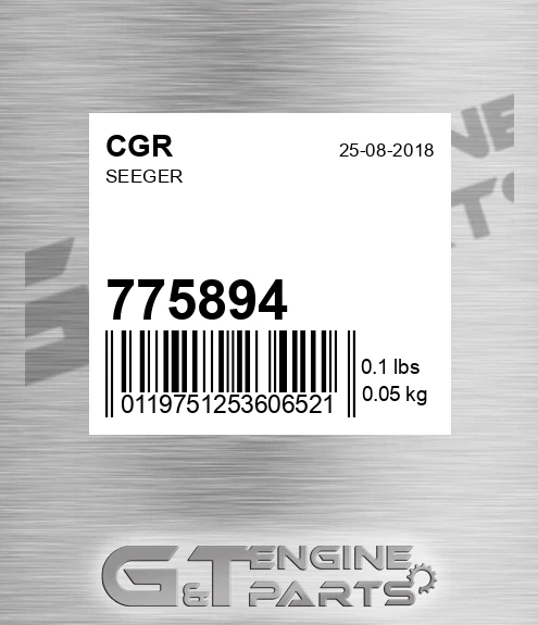 775894 CGR Seeger