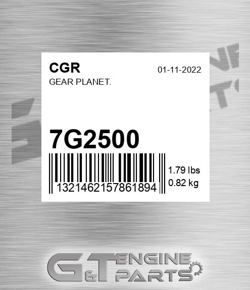 7G2500 Gear Planet.