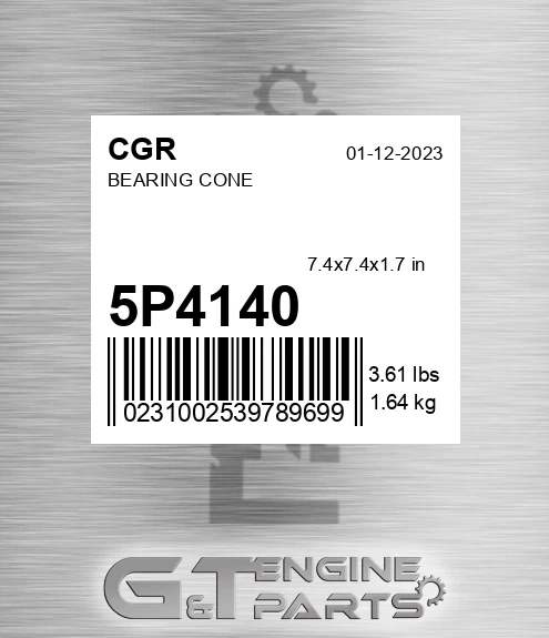 5P4140 Bearing Cone for CGR