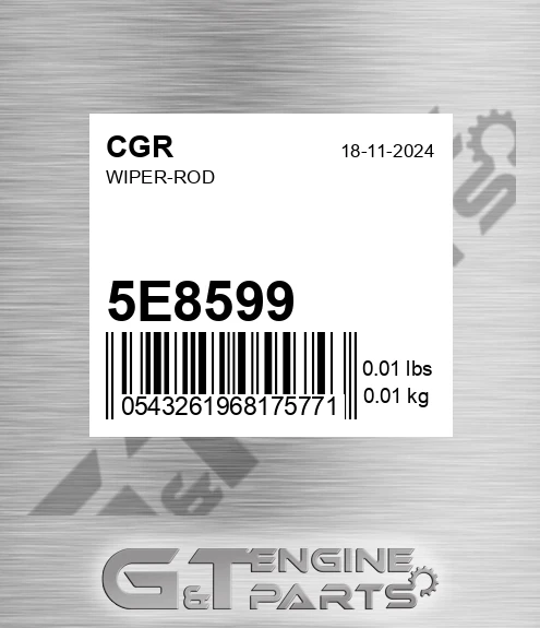5E8599 Wiper-rod