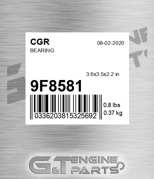 9F8581 Bearing