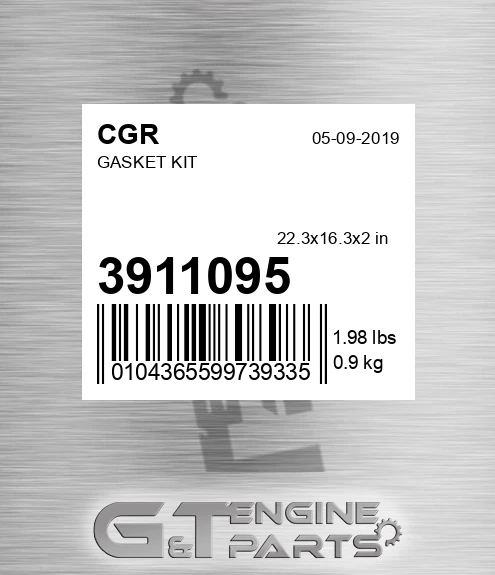 3911095 CGR Gasket Kit