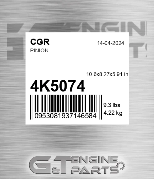 4K5074 CGR Pinion