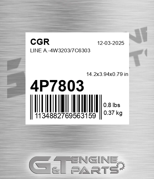 4P7803 Line A.-4w3203/7c6303