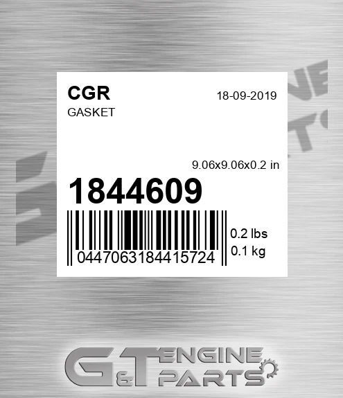 1844609 CGR Gasket