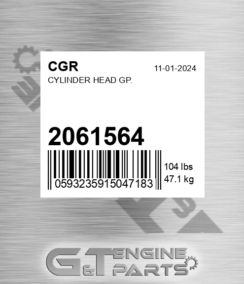 2061564 Cylinder Head Gp.