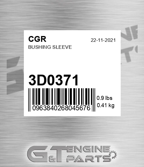 3D0371 Bushing Sleeve