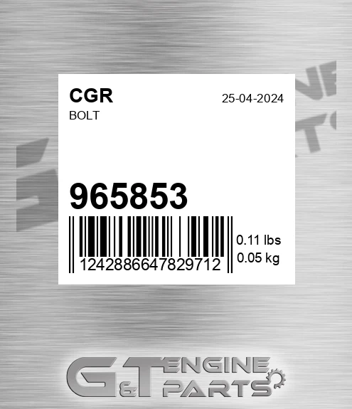 965853 Bolt