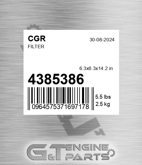 4385386 CGR Filter