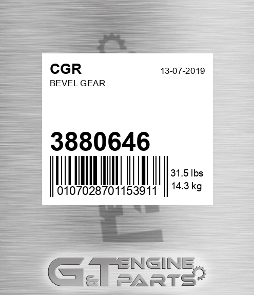 3880646 Bevel Gear