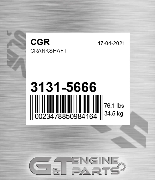 3131-5666 Crankshaft