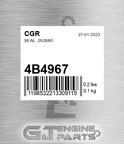 4B4967 Seal -2s2680