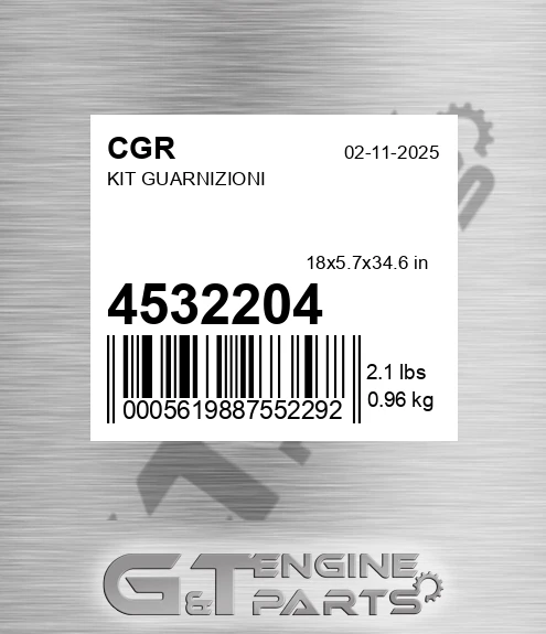 4532204 Kit Guarnizioni