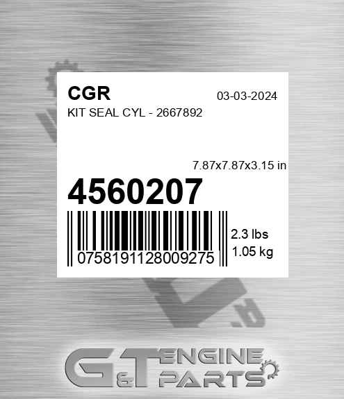 4560207 Kit Seal Cyl - 2667892