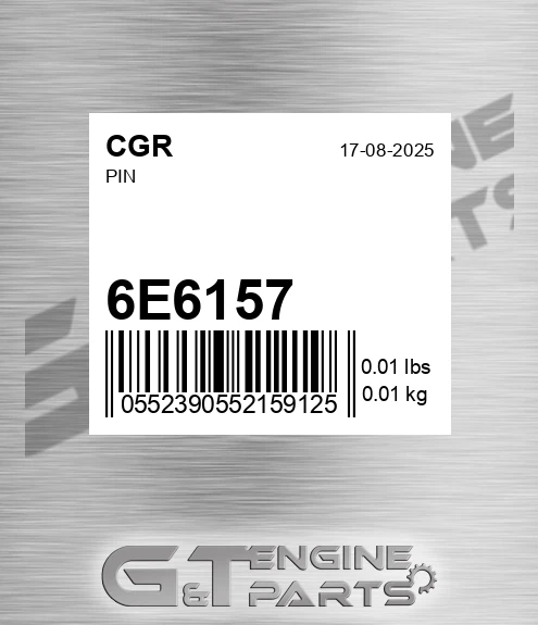 6E6157 CGR Pin