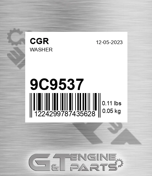 9C9537 Washer
