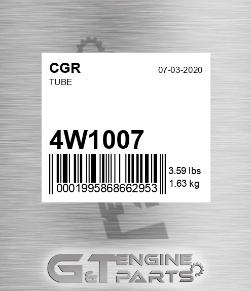 4W1007 Tube