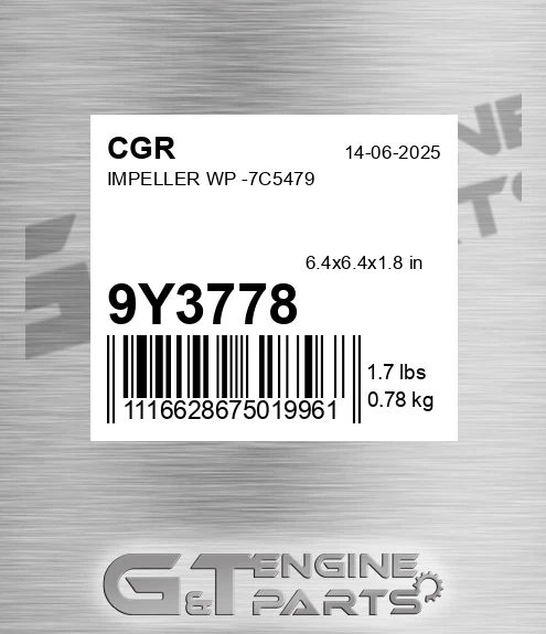 9Y3778 CGR Impeller Wp -7c5479