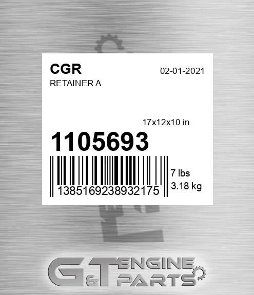 1105693 Retainer A