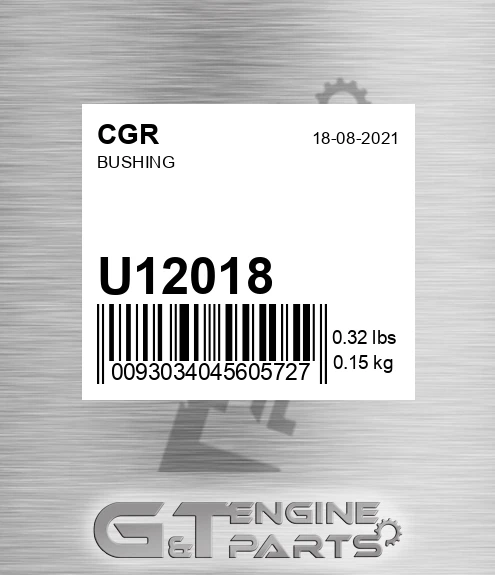 U12018 CGR Bushing