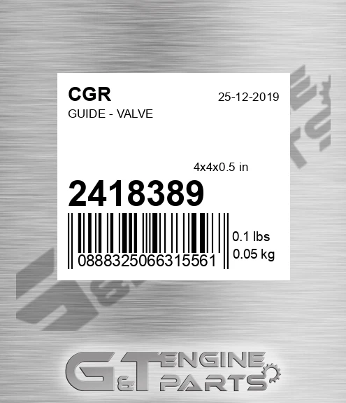 2418389 Guide - Valve for CGR