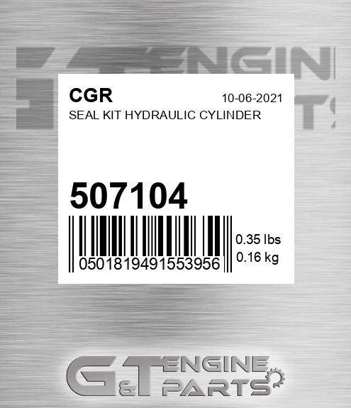 507104 Seal Kit Hydraulic Cylinder