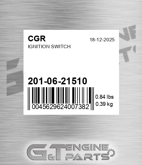 201-06-21510 Ignition Switch for CGR