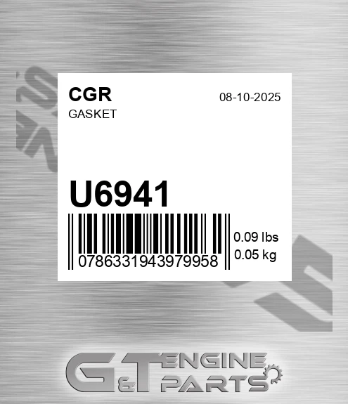 U6941 Gasket