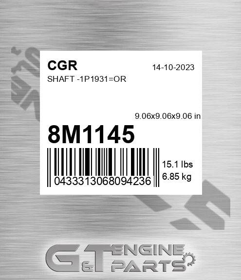 8M1145 Shaft -1p1931=or