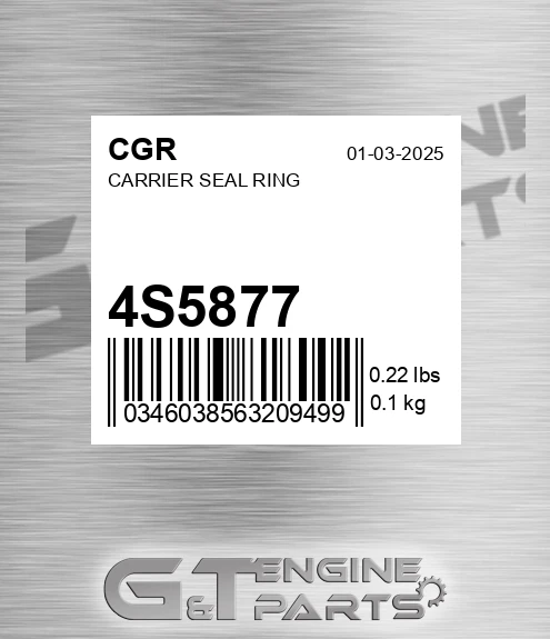 4S5877 Carrier Seal Ring