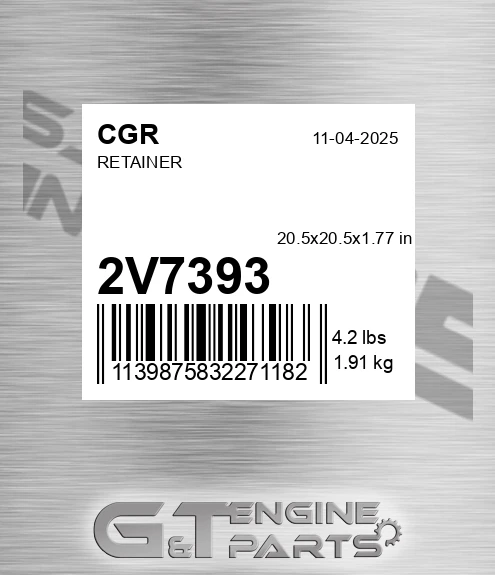 2V7393 CGR Retainer