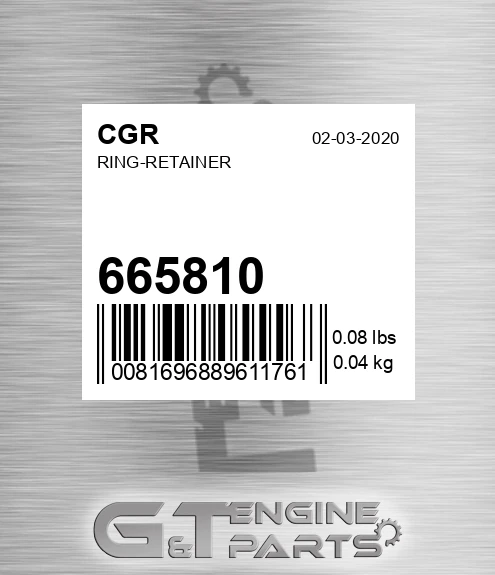 665810 Ring-retainer