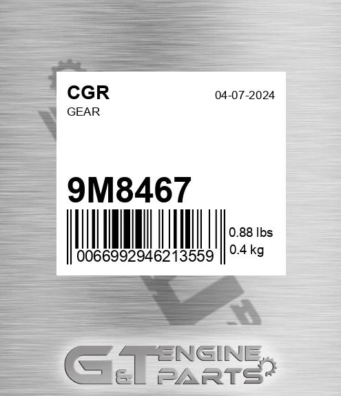 9M8467 Gear