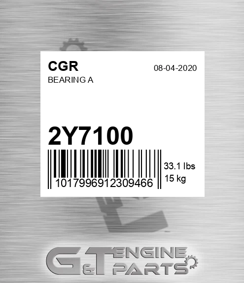 2Y7100 Bearing A