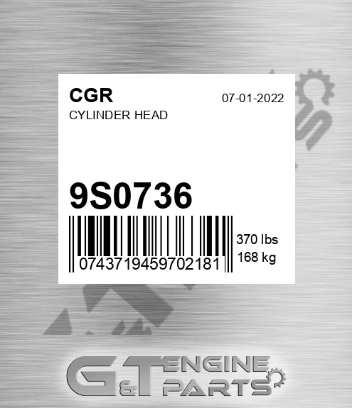 9S0736 Cylinder Head for CGR
