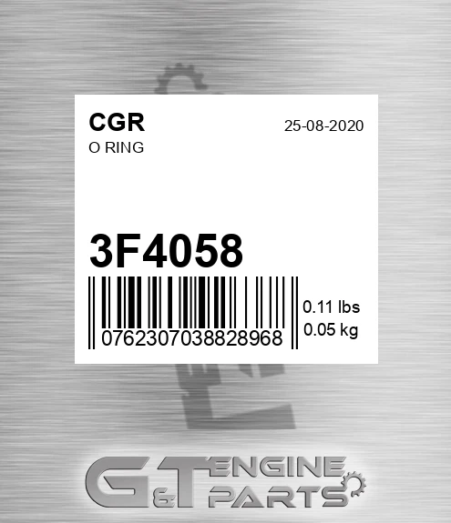 3F4058 O Ring