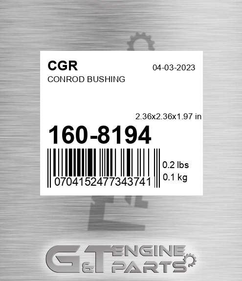 160-8194 Conrod Bushing