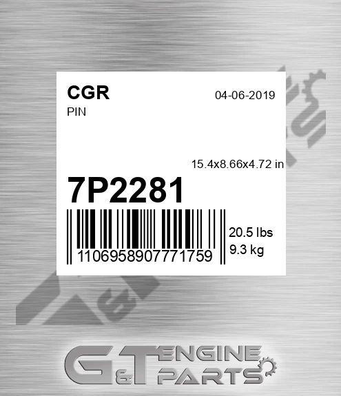 7P2281 CGR Pin