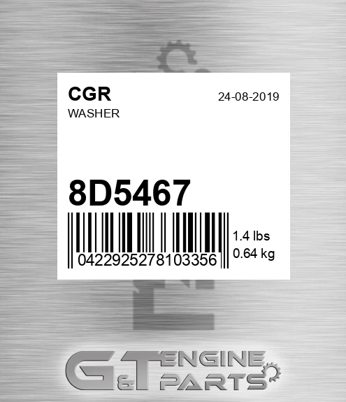 8D5467 Washer