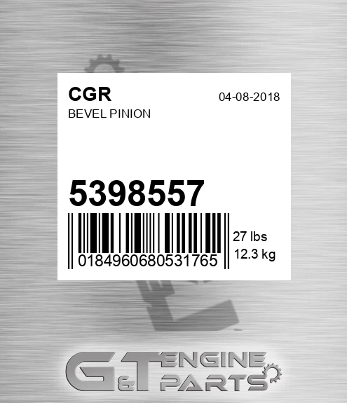 5398557 CGR Bevel Pinion